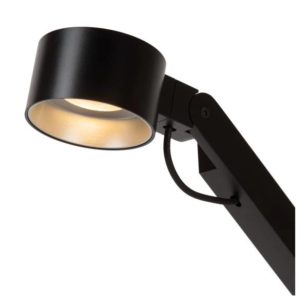Lucide Premium OGDEN - Lampe de bureau - LED 3 StepDim - 1x7W 3000K - Noir - détail 1